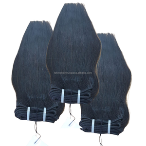 100% extensions de cheveux humains Remy faisceaux de vagues droites naturelles Double trame sans enchevêtrement sans perte Double force pour une longue durée - Product Image 4