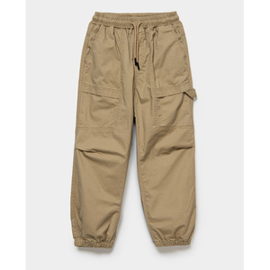 Pantalon cargo jogger d'été pour homme, séchage rapide, respirant, toile 100% coton, taille élastique, décontracté - Product Image 1