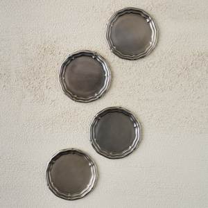 Compact Space Saving Metal Coasters Set For <b>Small</b> Apartments Offices Cafes And Modern Kitchen Decor - Product Image 6