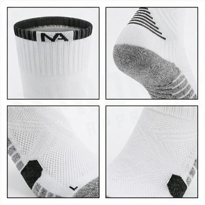 North Approach <b>Knee</b> <b>High</b> <b>Socks</b> White Breathable Soccer <b>Socks</b> for Adults Summer Sports Wear - Product Image 4