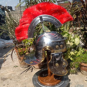 Casque de gladiateur romain médiéval fabriqué à la main armure de combat en acier doux Antique de qualité supérieure pour Costumes décor à la maison prix de gros - Product Image 3