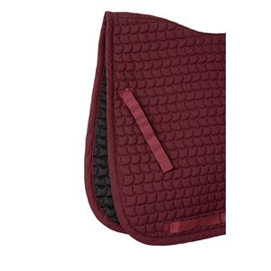 Jumping Saddle Pad Breathable Leather Cotton Quilted <b>Equestrian</b> Tack Moisture Wicking Comfortable Riding - Product Image 2