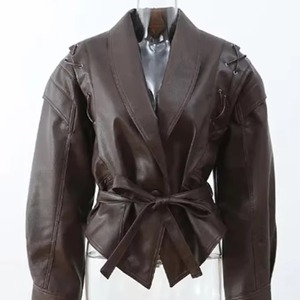 Women Cow skin Genuine <b>Leather</b> <b>Jacket</b> for Female Girl <b>Winter</b> Wear Women's Biker Style <b>Leather</b> <b>Jacket</b> Coats - Product Image 1