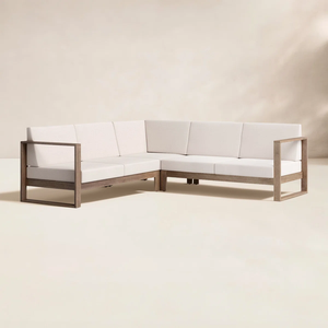 Ensemble de meubles de jardin résistant aux intempéries et aux UV, en alliage d'aluminium, garantie 1 an, design moderne, fabriqué au Vietnam. - Product Image 1