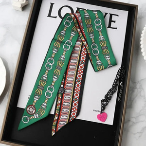 Pañuelo de seda cuadrado de moda para mujer, lazos para el pelo, diademas, bandanas, pañuelos para la muñeca, pañuelos para el cuello, foulards, lazos para el cuello, agradable al tacto - Product Image 1