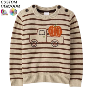 Pull en tricot chaud pour garçons, personnalisé, écologique, respirant, en coton, vêtements d'hiver, support OEM ODM pour la vente en gros - Product Image 5