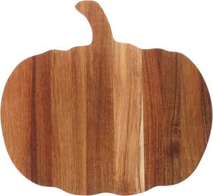 <b>Wood</b> <b>Pumpkin</b> Shaped Chopping Board With Handle For Kitchen Use - Product Image 1
