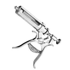 Seringue professionnelle en acier inoxydable de haute qualité, réutilisable, best-seller, instrument d'insémination vétérinaire Apto Enterprises - Product Image 2