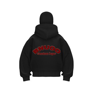 Sudadera con capucha doble gruesa para invierno, estilo urbano, para hombre y mujer, de algodón suave y cómodo, proveedor de exportación de fábrica - Product Image 2