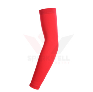 Cycling Arm Sleeves <b>Black</b> 100% Polyester Anti-UV Compression Unisex Adults Seamless Plain Dyed In-Stock - Product Image 3