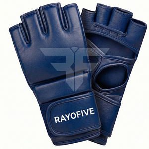 ถุงมือฝึกซ้อมมืออาชีพหนัง PU โลโก้สั่งทำ ถุงมือศิลปะการต่อสู้ขายส่ง ถุงมือชกมวยหนัง PU แบบผูกเชือก โลโก้สั่งทำ - Product Image 2