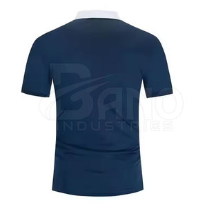 เสื้อยืดผู้ชายสีพื้นผ้าฝ้าย 100% คุณภาพสูง ระบายอากาศได้ดี ราคาขายส่ง พิมพ์โลโก้ ขายดีที่สุด - Product Image 2