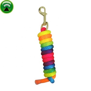 Arc-en-ciel fantaisie coton cordes de plomb licou pour cheval - Product Image 4
