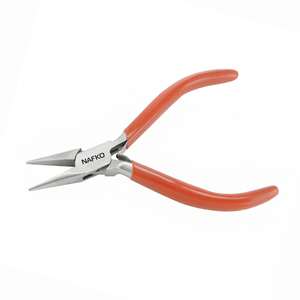 Pince à bec de 130 mm de haute qualité pour bijoux, outil professionnel de perlage, en acier inoxydable, Nafko Industry NK-8001 - Product Image 1