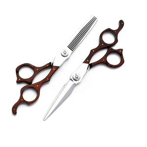 Ciseaux de coiffure professionnels en acier inoxydable 6 pouces, pliables et légers, pour la coupe et l'éclaircissement des cheveux, pour coiffeurs et barbiers - Product Image 2