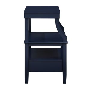 Mesita de noche con almacenamiento Newland en azul medianoche - Product Image 3