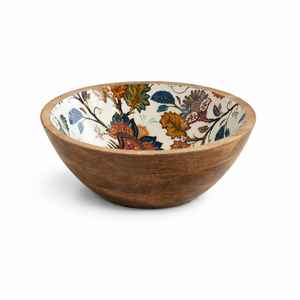 Tazón de Madera Tallado a Mano de Primera Calidad con Escritura Árabe, Tazón Decorativo para Frutas y Nueces, Artesanía Tradicional India para la Hospitalidad - Product Image 2