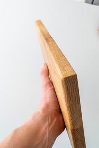 Planche à découper en bois avec poignée, compatible lave-vaisselle, écologique, antibactérienne, en résine, pour couper le fromage, haute qualité - Product Image 4