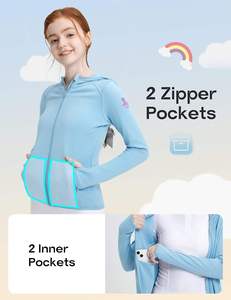 Veste d'équitation pour femmes, à capuche, fermeture éclair intégrale, manches longues, trous pour les pouces, hiver, 92% polyester, 8% élasthanne - Product Image 4
