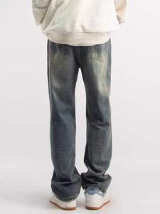 Jeans de Mezclilla para Hombre y Mujer, Ligeros, en Varios Colores, Corte Regular, Estilo Casual Lavado, Rectos, para Invierno, Cintura Alta, Chaqueta y Pantalón de Mezclilla - Product Image 3