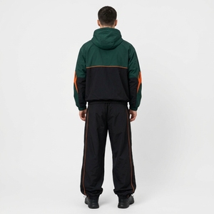 Conjunto Deportivo de Chaqueta y Pantalón con Capucha para Hombre, Diseño Color Block, Ropa Deportiva Transpirable de Poliéster para Otoño, Venta al Por Mayor - Product Image 3