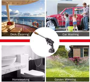 Pompe à eau automatique sans fil à batterie au lithium haute pression lave-auto - Product Image 2