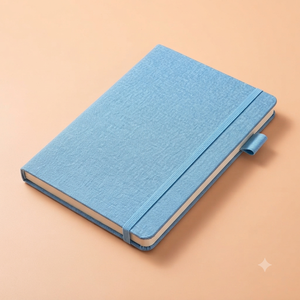 Aurelux Premium - Agenda Corporativa Elegante con Cubierta de Lona Gris y Terciopelo, Cierre con Banda Elástica, Impresión Serigráfica y Láser - Product Image 5