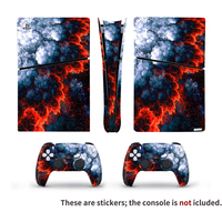 Autocollants de protection intégrale en vinyle anti-rayures ODM 1000+ designs pour console et manette Playstation 5 PS5 Slim Digital
