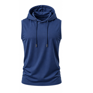 Camiseta Deportiva sin Mangas con Capucha para Hombre, para Entrenamiento y Fisicoculturismo - Product Image 2