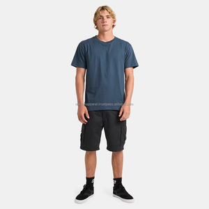 Nardon Apparel 100% Cotton Woven Oversized Plus Size Eco-Friendly Men's T-shirts with Custom <b>Logo</b> Print - Product Image 3