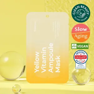Freemay 1P Yellow Vitamin Ampoule Facial Mask Sheet Good Quality - Product Image 1