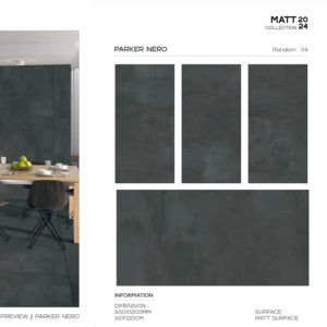 Carreaux de porcelaine de qualité export, finition mate, en format 60x120cm (600x1200mm, 24x48), pour projets modernes de revêtements muraux et de sols intérieurs. - Product Image 1