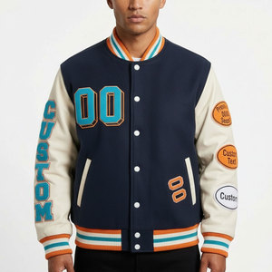Top Quality Streetwear <b>Mens</b> Custom Varsity <b>Jacket</b> Patchwork Color Design Letter Chenille Embroidery College <b>Jacket</b> Baseball <b>Men</b> - Product Image 1