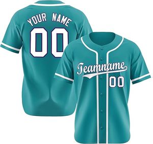 Camiseta de Béisbol Personalizada, Uniforme de Equipo Cosido, Nombre y Número Personalizados, Ropa Deportiva para Hombres, Mujeres, Niños y Niñas - Product Image 3