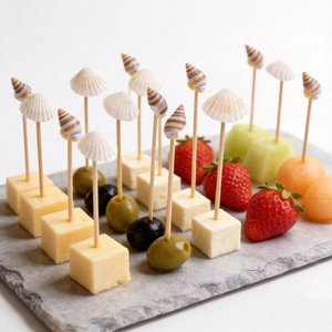 Bar decor accessories seashell <b>skewers</b> cocktail decor charcuterie <b>skewer</b> worldwide shipping - Product Image 2