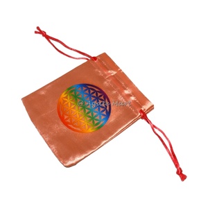 Pochette en coton satin déesse arc-en-ciel - Product Image 2