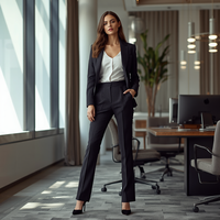 Elegantes Damen-Abendkleid aus Gewebtem Voile mit Pailletten, Kaschmir, Spandex und Spitze, Bodenlang, Luxuriös mit Knöpfen, Hochmodisch