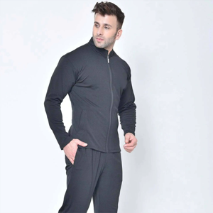 Sudadera Deportiva Casual para Hombre, Manga Larga, Cuello Alto, con Cierre, para Correr, Hacer Ejercicio y Trotar - Product Image 1