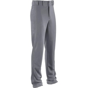 Pantalon de sport pour homme en polyester blanc et gris avec bande latérale rouge, fermeture éclair, poches, évacuation de l'humidité, coupe régulière, protection UV, respirant - Product Image 5