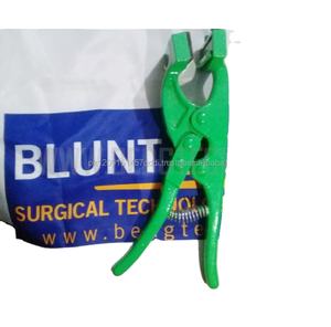 Pince à tatouer robuste de qualité supérieure, grand instrument vétérinaire vert, meilleure vente en gros - Product Image 2