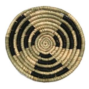Set of 3 Natural Seagrass <b>Wall</b> <b>Baskets</b> – Handmade Bohemian <b>Wall</b> Decor for Home & Restaurant - Product Image 3