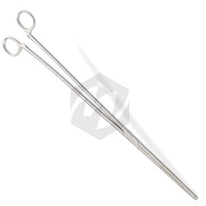 Pinzas Rochester Pean Rectas de 18 Pulgadas, Hemostáticas, Sin Bloqueo, de Acero Inoxidable de Alta Calidad, Instrumento Quirúrgico Médico - Product Image 5