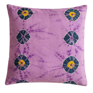 Funda de Cojín Cuadrada Decorativa Boho de Algodón y Lino con Diseño Tie Dye Indio de Última Moda, 18 x 18 Pulgadas, Decoración del Hogar, Personalizable - Product Image 6