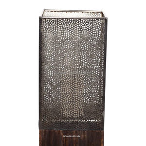 Nuevo Portavelas de Madera de Mango Marrón Único, Especial para Ramadán y Navidad, Hecho a Mano con Corte Láser, Elegante para Interiores y Exteriores - Product Image 5