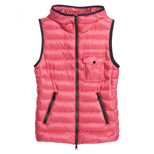 Chaleco acolchado con logo personalizado para mujer, sin mangas, talla grande, transpirable, de color sólido, nuevo estilo. - Product Image 5