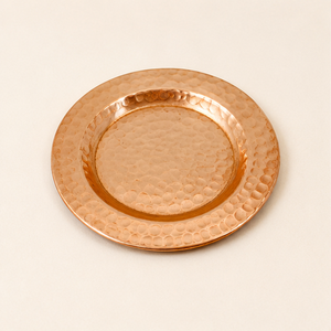 Ensemble de sous-verres en cuivre pur martelé faits à la main pour les tasses Moscow Mule, sous-verres ronds en métal écologiques pour la décoration de la maison de luxe - Product Image 1