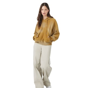 Nuevo Diseño, Sudadera con Capucha para Mujer, Estilo Acid Wash, Invierno, Superventas, Nueva Llegada, Bolsillos con Cordón, Estilo Urbano Ecológico - Product Image 2