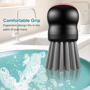 Spazzola per piatti con impugnatura ergonomica per la pulizia del tritacarne di pollo, spazzola da cucina per lavare piatti e padelle, spazzola per il palmo della mano, spazzola per piatti - Product Image 4