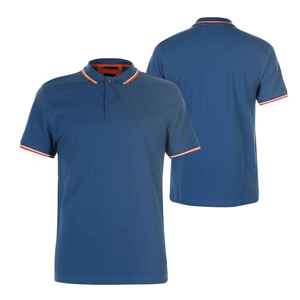 เสื้อโปโลคุณภาพสูง ผ้าฝ้าย 100% ระบายอากาศได้ดี สกรีนโลโก้ได้ตามต้องการ สำหรับผู้ชาย แขนสั้น ใส่สบายๆ ในฤดูร้อน มีไซส์ใหญ่ - Product Image 1