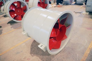 SS400 Steel Corded Electric Direct Drive APL-8-7D for Stairwell Pressurization OBM Support 220-380V <b>AC</b> Axial <b>Fan</b> - Product Image 4